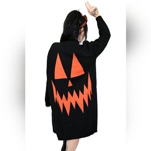 Foxblood Carving Party Oversized Sweater (XL-4XL)
